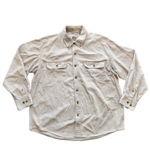Schmidt Shirt Men XL Button Down Workwear Chore Utility Outdoors Rugged Gorpcore
